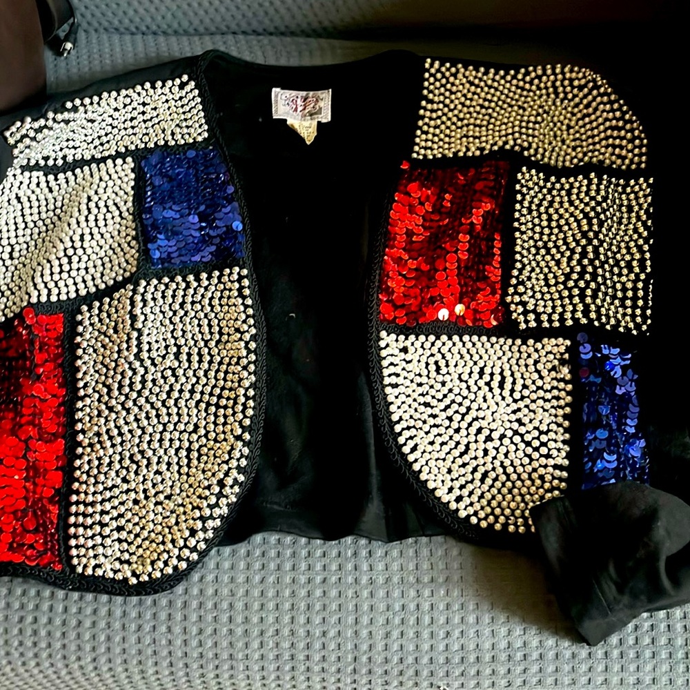 Sequins Xmas vintage sweater